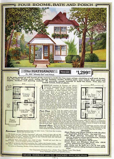 Sears Katalog Häuser: Cedars House Plan